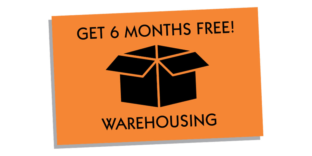 6 Months Free Warehousing