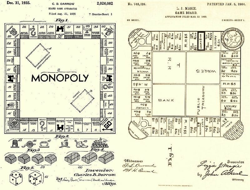 MONOPOLY circa 1904, circa 1935